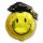 Ballagási fólia lufi 20" 51cm Smiley kalapban