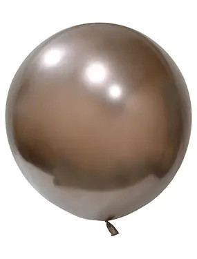 BALONEVI Latex lufi 24" 60cm, 3db/cs, Krom Truffle, Króm Barna