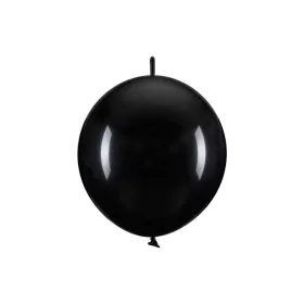 Latex lufi, Linking, 28cm-es, 20db, Fekete