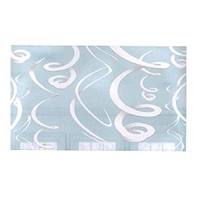 Spirális függő dekoráció fehér 55cm 12db a6705508