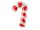 Óriás fólia lufi 32" 82cm cukorka alakú, piros csíkos, candy