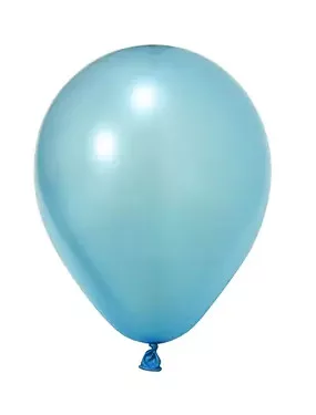 BALONEVI lufi, 12" 30cm, 100db/cs, Metallic Light Blue, Metál Világoskék