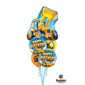   Héliumos luficsokor szülinapra, markoló, Happy Birthday - INGYENES GLS szállítással