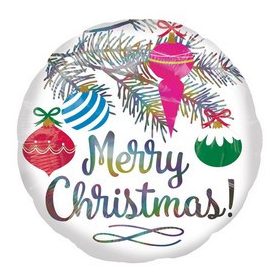   Karácsonyi fólia lufi 18" 45cm Merry Christmas, n4009601