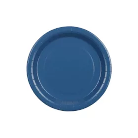 Papírtányér 23cm 6db Sötétkék