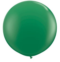 3 feet 91cm latex léggömb zöld, standard green