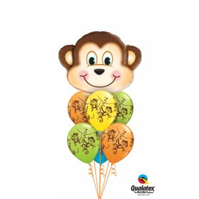   Héliumos luficsokor bármely alkalomra, majom - INGYENES KISZÁLLÍTÁSSAL