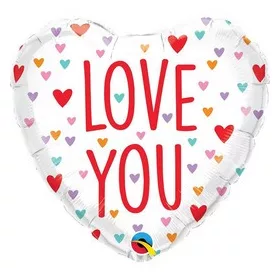 Lufi 18" 45cm "Love you" szív