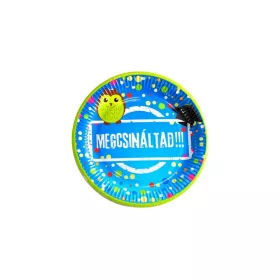 Papírtányér 23cm 6db Megcsináltad!, ballagásra