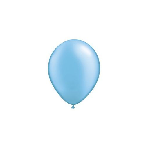 QUALATEX 11" (28cm-es) Latex léggömb, pearl színek gyöngyház azúrkék lufi, pearl azure blue
