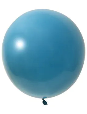 BALONEVI Latex lufi 24" 60cm, 3db/cs, Pastel Ocean Blue, Tengerkék