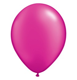 QUALATEX 11" (28cm-es) Latex léggömb, pearl színek gyöngyház magenta lufi, pearl magenta