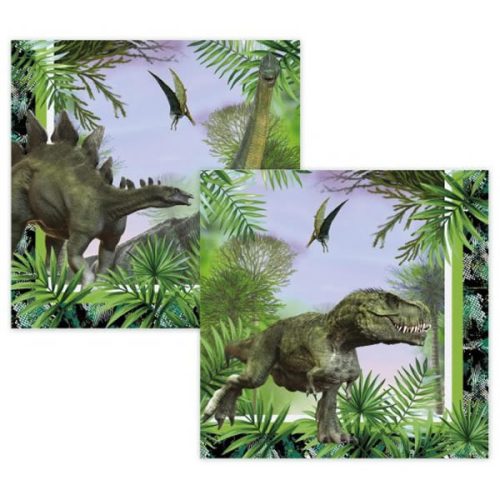 Szalvéta 33x33cm 16db Dinoszaurusz, NBW3582