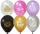BALONEVI Latex lufi, 12" 30cm, 50db/cs, Bride To Be Metallic 
