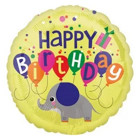 Szülinapi lufi 18" 45cm Happy Birthday!