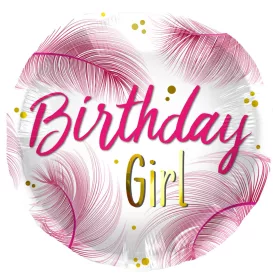 Szülinapi lufi 18" 45cm Birthday Girl