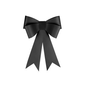 Óriás DIY karton masni, fekete