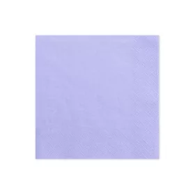 Szalvéta 33x33cm egyszínű 20db Vilgáoslila, levendula