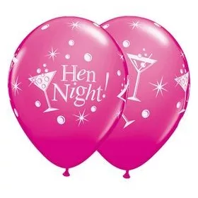   Lánybúcsúra latex lufi 11" 28cm  6db Lánybúcsú, Hen night
