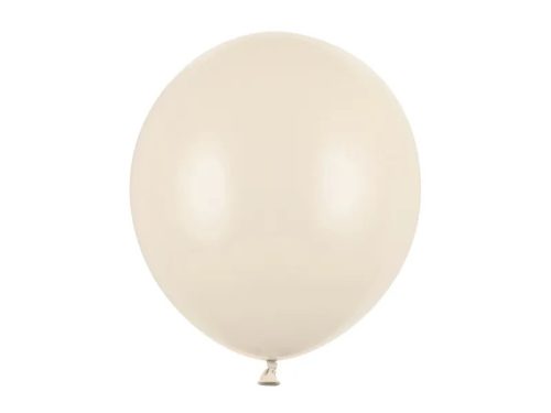 Strong 17" (43cm-es) Latex léggömb, Pasztell krémszínű