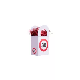   Léggömbsúly, nehezék 120g ajándéktasak forma, sebességkorlátozó számmal, 30-as számmal