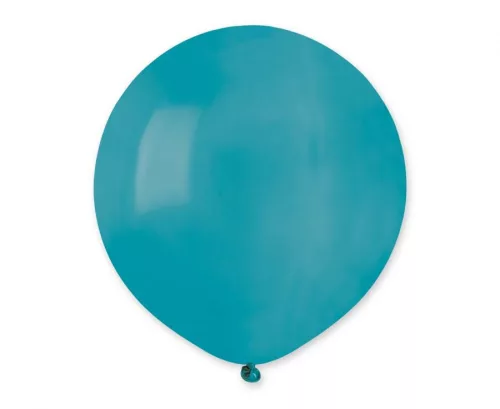 Gömb lufi 19" (48cm-es) léggömb, Türkiz