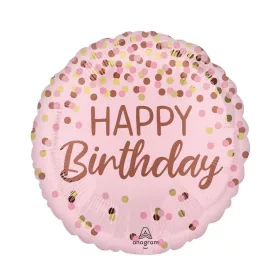 Szülinapi lufi 17" 43cm Happy Birthday