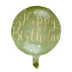 Szülinapi lufi 18" 45cm Happy Birthday, st8474-03