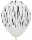 BALONEVI lufi, 12" 30cm, 50db/cs, Zebra