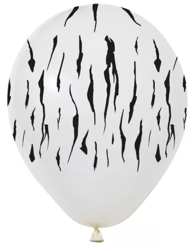 BALONEVI lufi, 12" 30cm, 50db/cs, Zebra