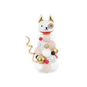 Party szett, lufikompozíció, Kutyás, dobozos DIY