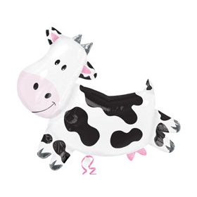 Óriás fólia lufi 32"  81cm boci, tehén, cow, 16455