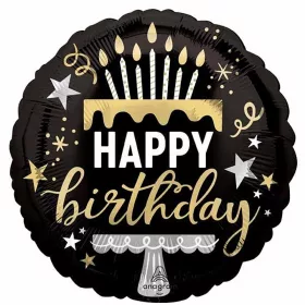Szülinapi lufi 18" 45cm Happy Birthday!
