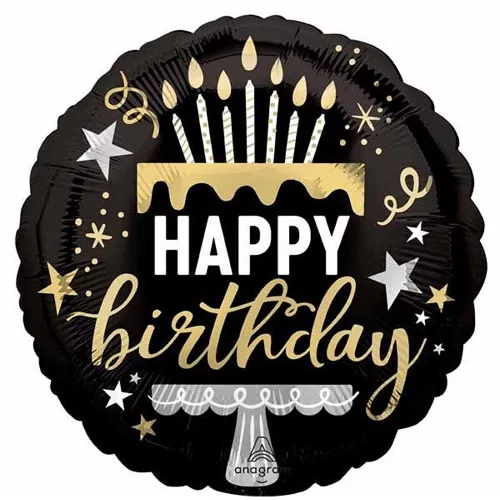 Szülinapi lufi 18" 45cm Happy Birthday!