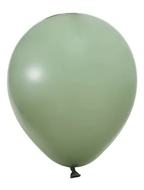BALONEVI Latex lufi 18" 45cm, 25db/cs, Pastel Moldy Green, Penészzöld