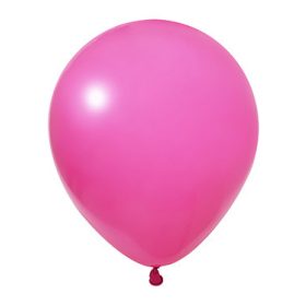   BALONEVI Latex lufi 18" 45cm, 25db/cs, Pastel Fuchsia, Fukszia