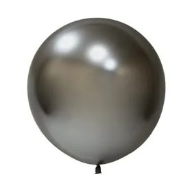   BALONEVI Latex lufi 24" 60cm, 3db/cs, Krom Space Gray, Króm Szürke