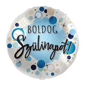 Szülinapi lufi 17" 42cm Boldog Szülinapot, 1014