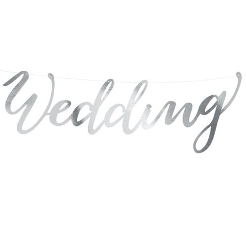 Banner elegáns, Wedding 45cm