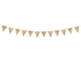 Zászlófüzér 2m, esküvőre, alkalomra, kraft