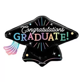   Ballagási óriás lufi 34" 86cm Congratulations Graduate