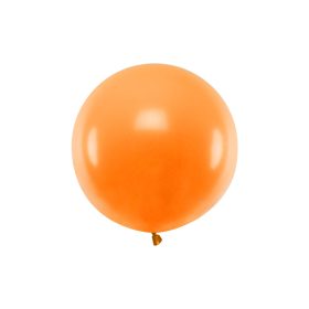   Latex lufi 24" (60cm-es) Latex léggömb, Pasztell Mandarin