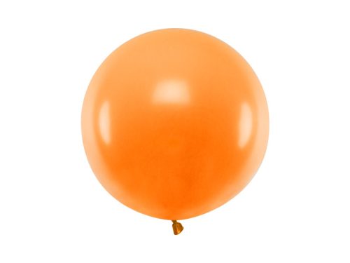 Latex lufi 24" (60cm-es) Latex léggömb, Pasztell Mandarin