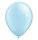 QUALATEX 11" (28cm-es) Latex léggömb, pearl színek gyöngyház világoskék lufi, pearl light blue