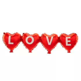 Fólia lufifüzér, love, 1m, csak levegővel tölthető
