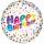 Szülinapi lufi 18" 45cm Happy Birthday