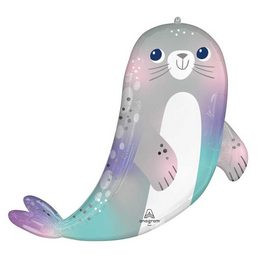 Óriás fólia lufi 30" 76cm Fóka
