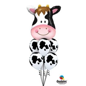   Héliumos luficsokor bármely alkalomra, boci, tehén, cow - INGYENES KISZÁLLÍTÁSSAL