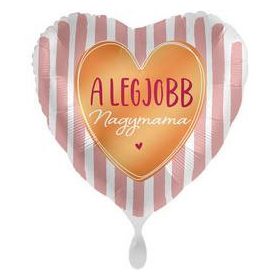 Anyák napi lufi 17" 43cm Legjobb Nagymama, mpr-70306