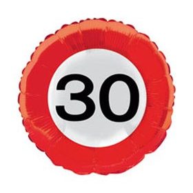   Szám, Számos lufi 18" 45cm - 30-as lufi Sebességkorlátozó, 28530, 